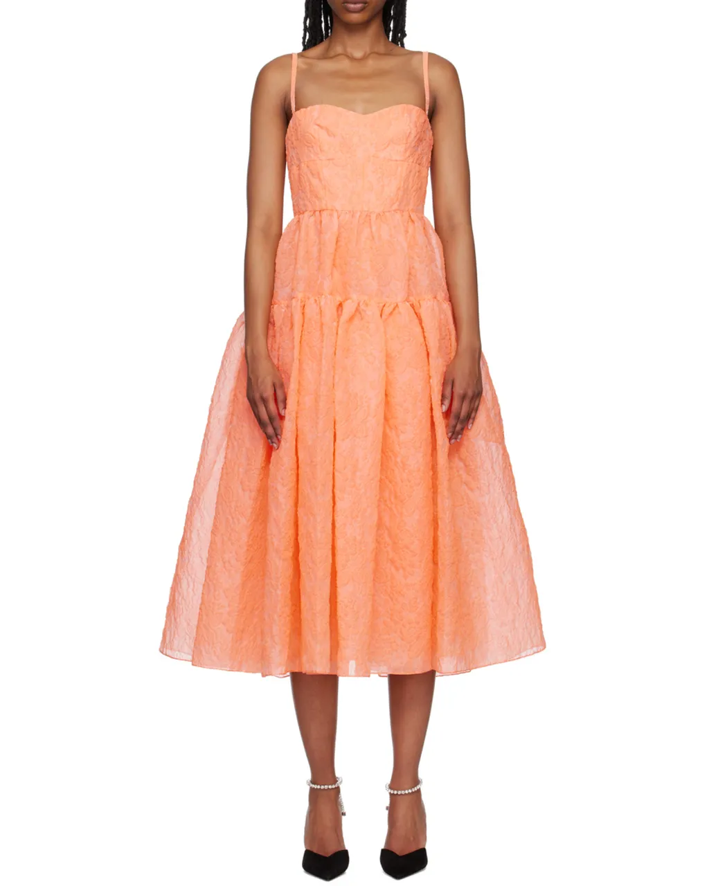 Abelia Organza Midi Dress