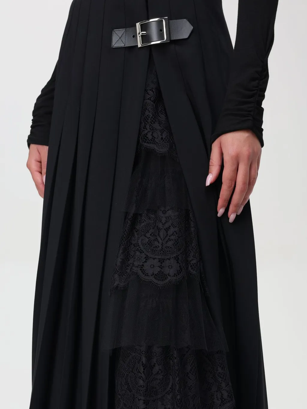 Pleated Midi Skirt