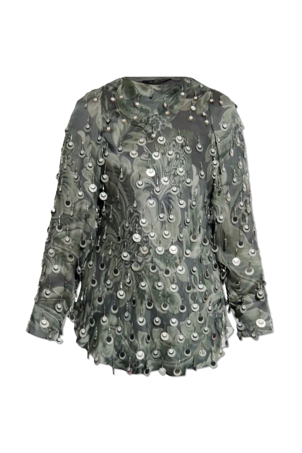 Shimmering Embellished Blouse