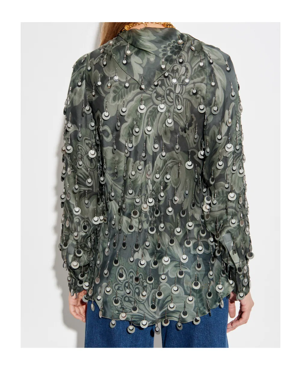 Shimmering Embellished Blouse