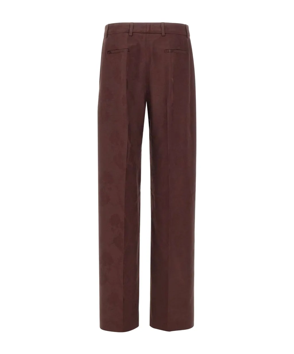 Straight-Leg Trousers