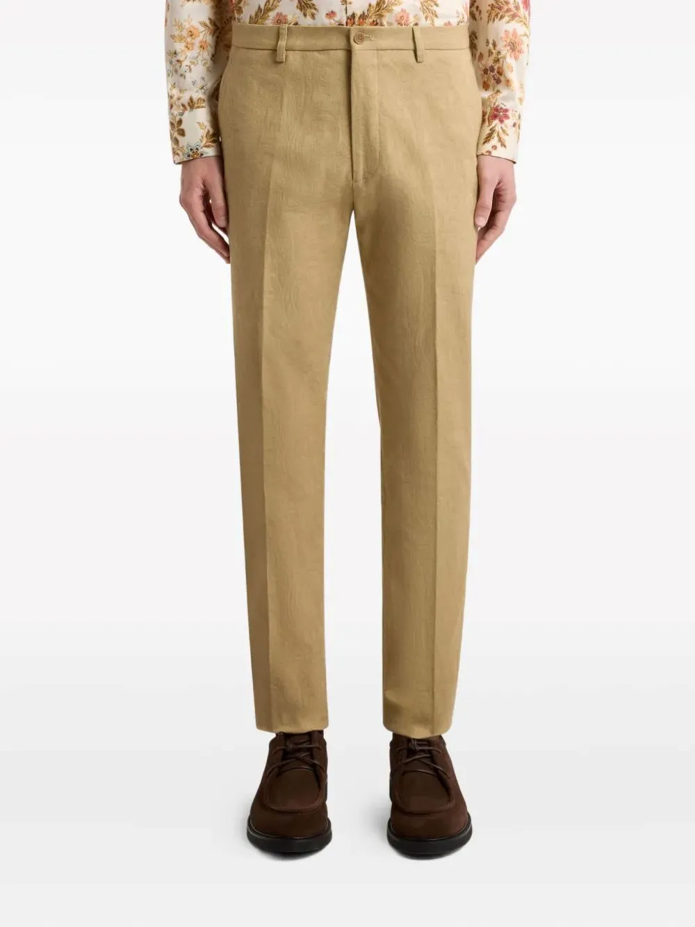 Paisley-Jacquard Trousers