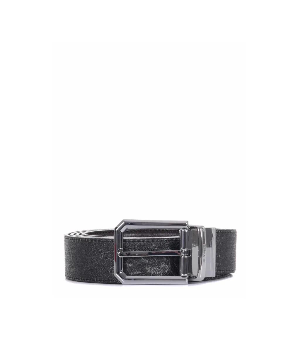 Reversible Arnica And Leather Belt
