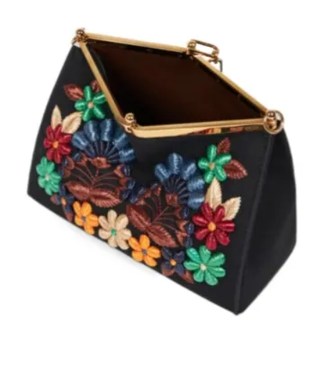 Medium Vela Bag With Flowers