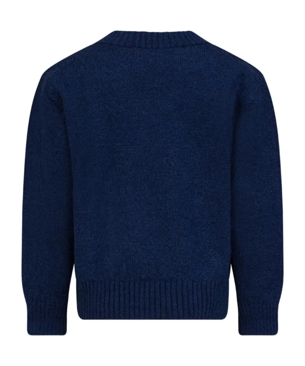 Long-Sleeved Crew Neck Sweater