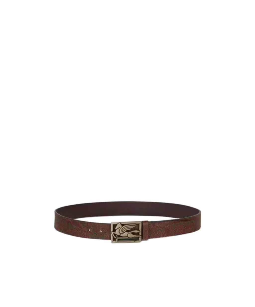 Paisley Belt With Pegaso Buckle