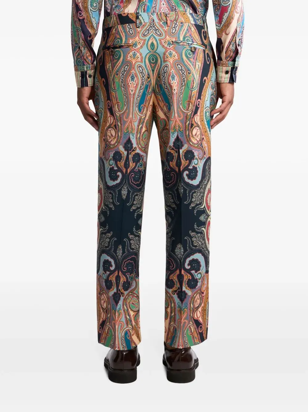 Paisley Wool Trousers