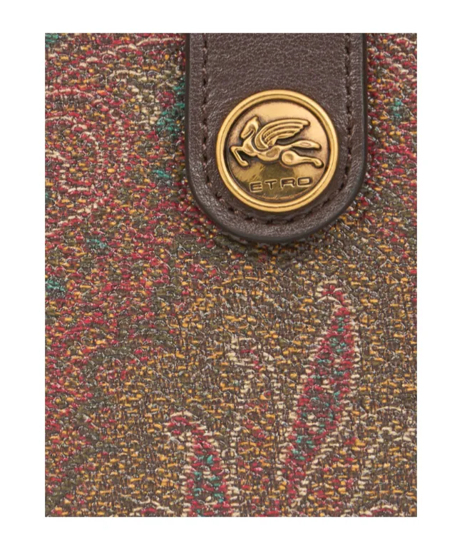 Paisley Zip-Up Wallet