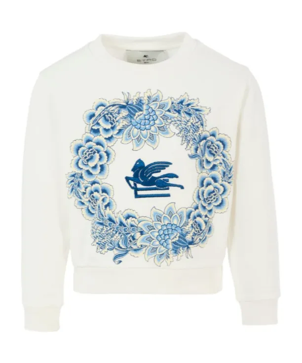 Floral Print Sweatshirt