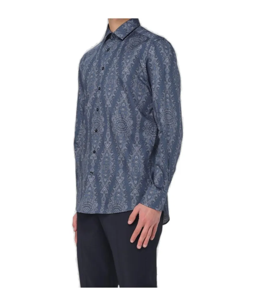 Regular Fit Paisley Printed Shirt