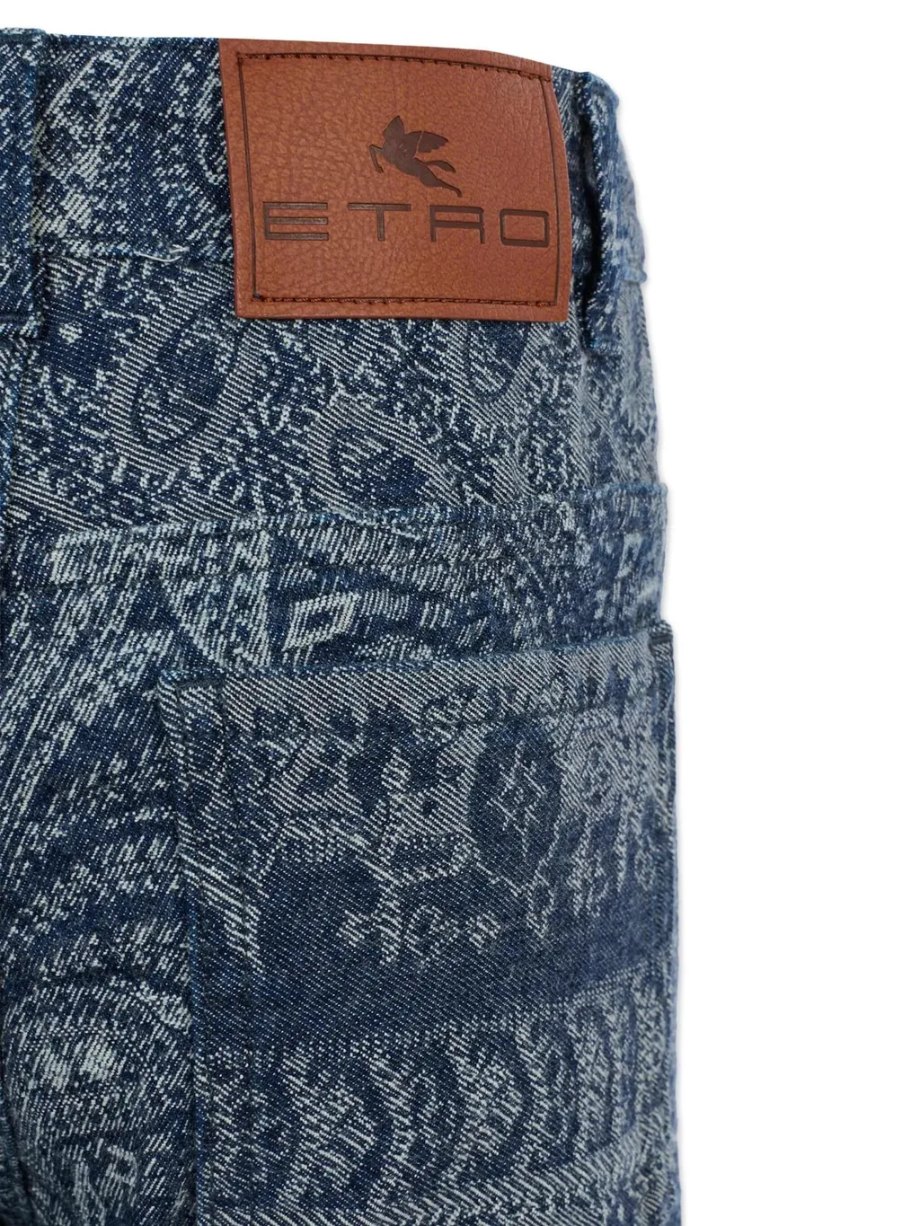 Paisley Flared Jeans