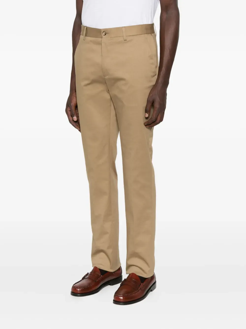 Raw-Edge Cotton Trousers