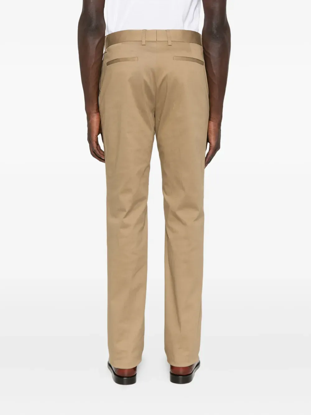 Raw-Edge Cotton Trousers