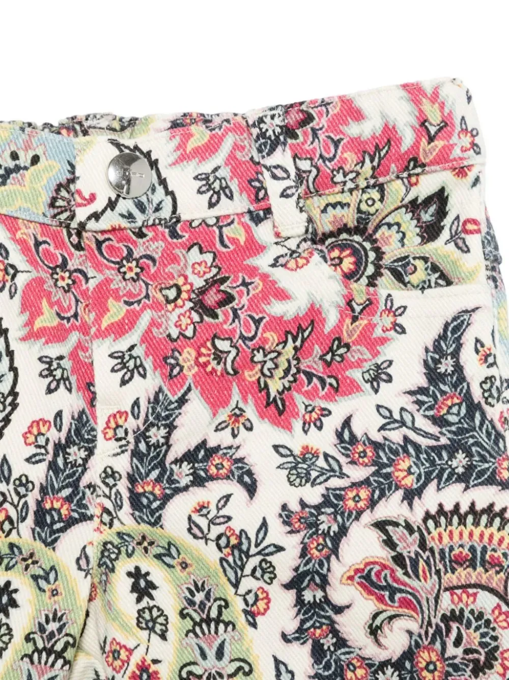 Floral-Print Trousers