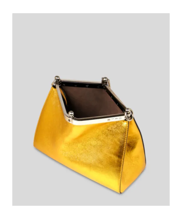 Vela Laminated Mini Shoulder Bag
