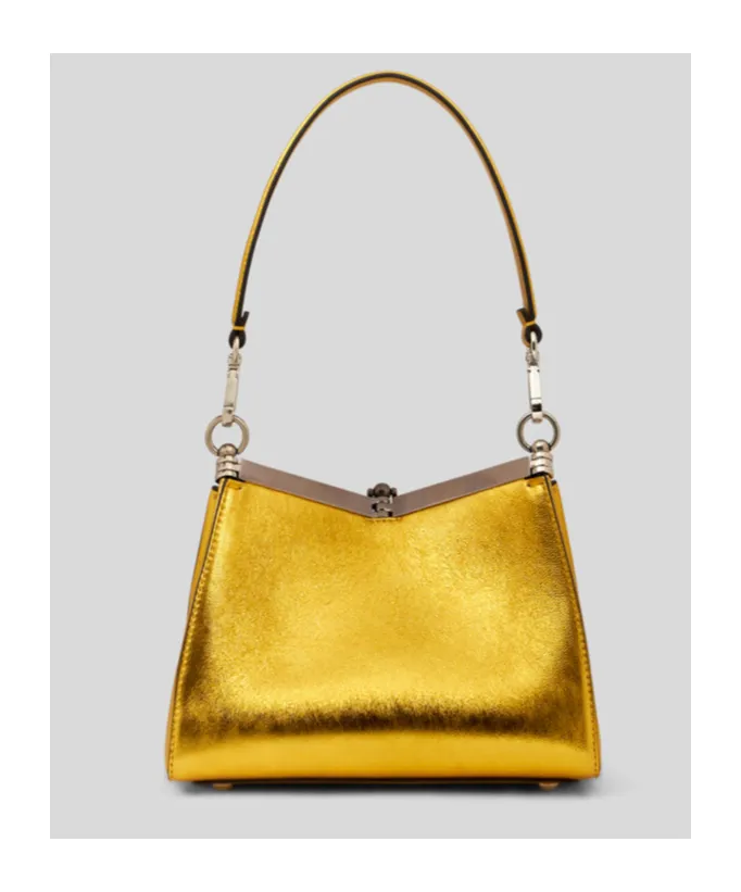 Vela Laminated Mini Shoulder Bag