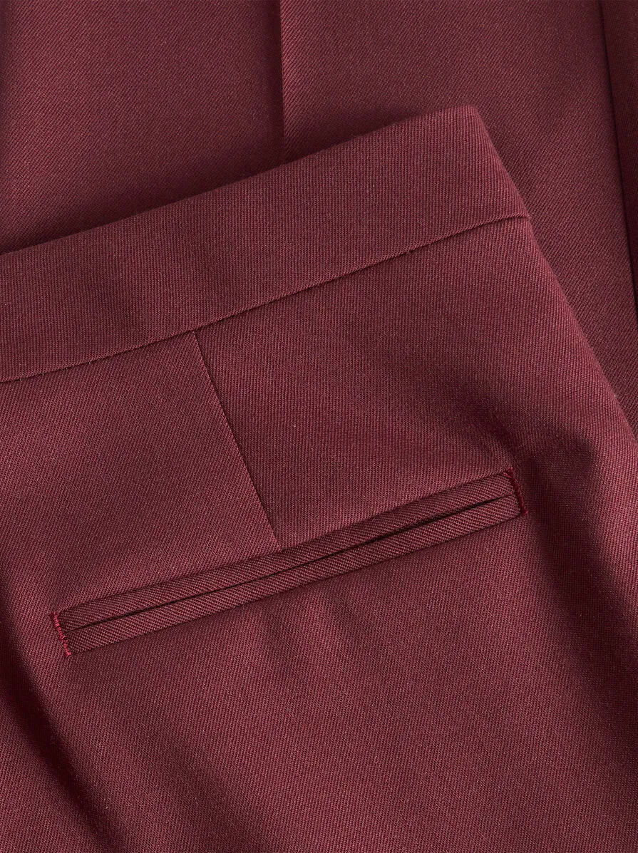 Cropped Stretch Trousers