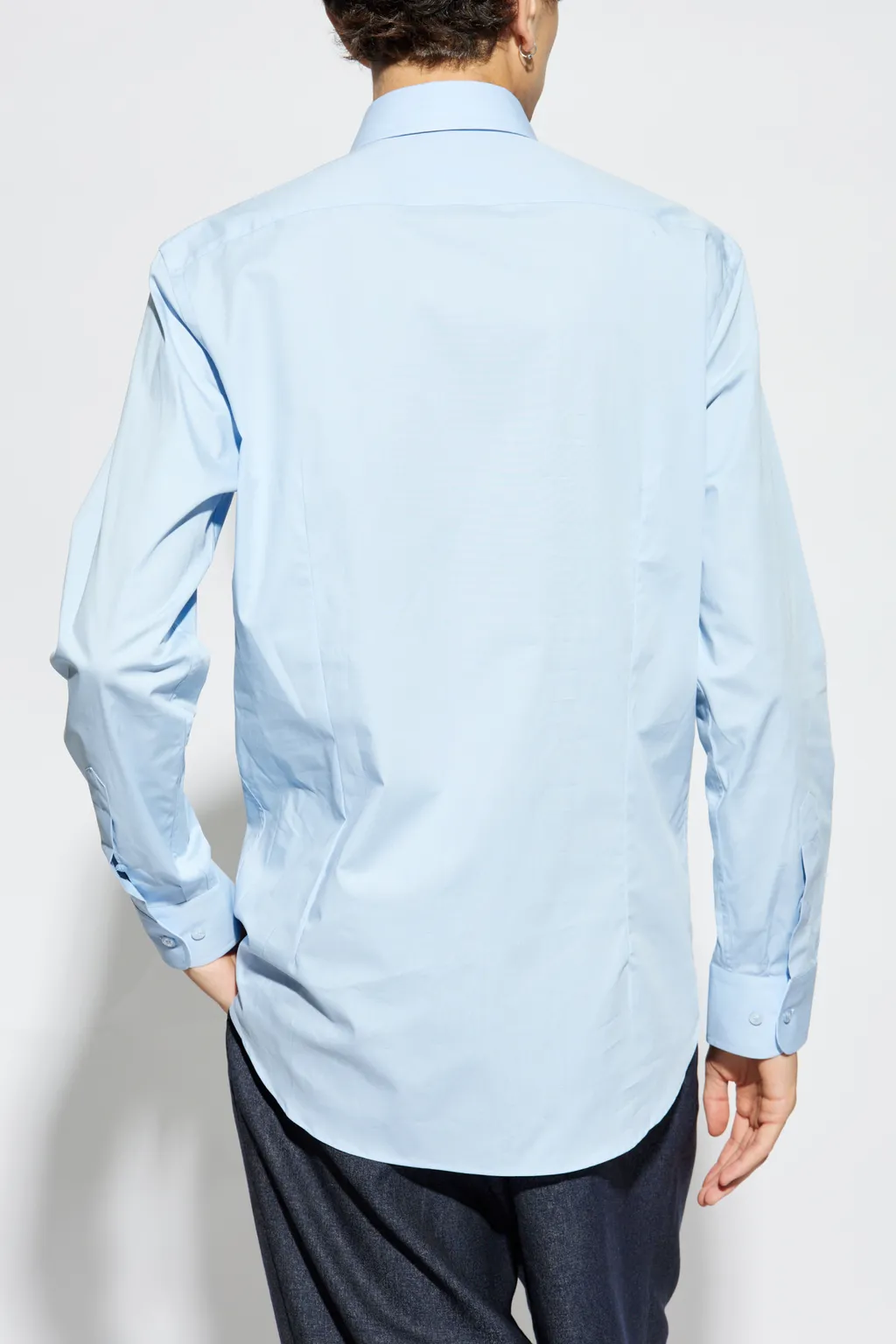 Pegaso-Motif Buttoned Shirt