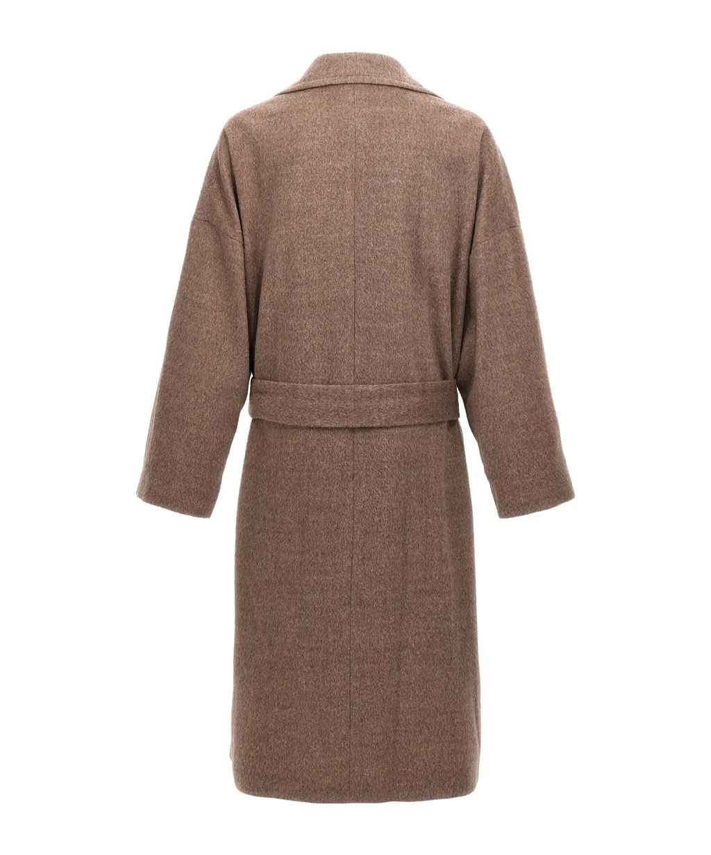 Single-Breasted Wool Coat