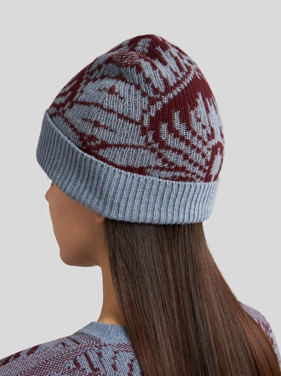 Knit Jacquard Beanie