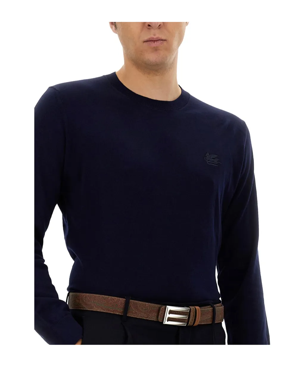 Pegasus Embroidered Crewneck Sweatshirt