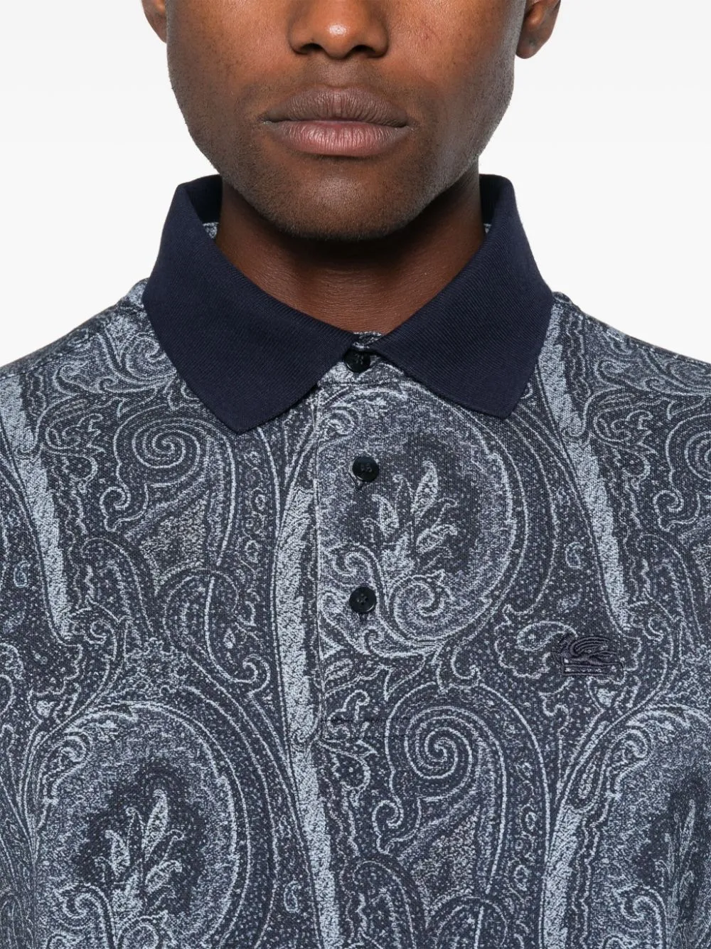 Paisley Printed Polo Shirt