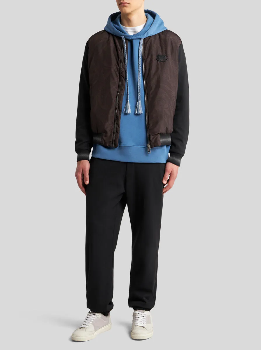 Logo-Embroidered Zipped Bomber Jacket