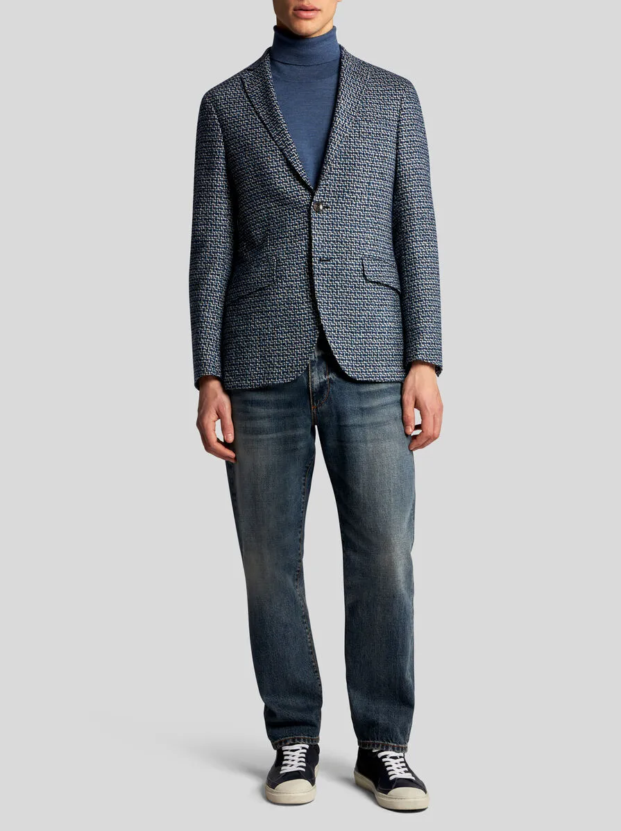 Single-Breasted Tailored Blazer