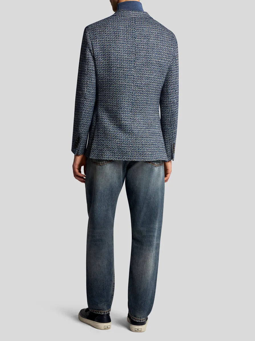 Single-Breasted Tailored Blazer