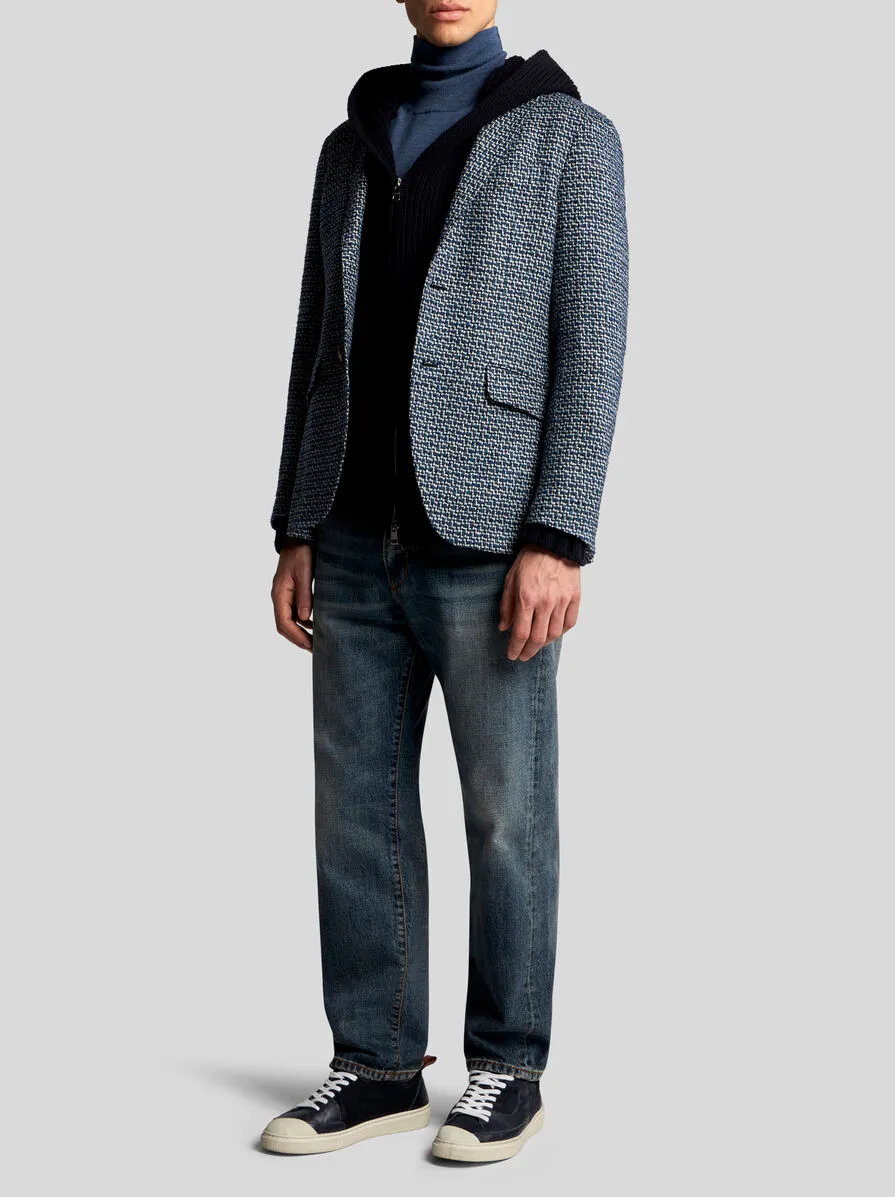 Single-Breasted Tailored Blazer