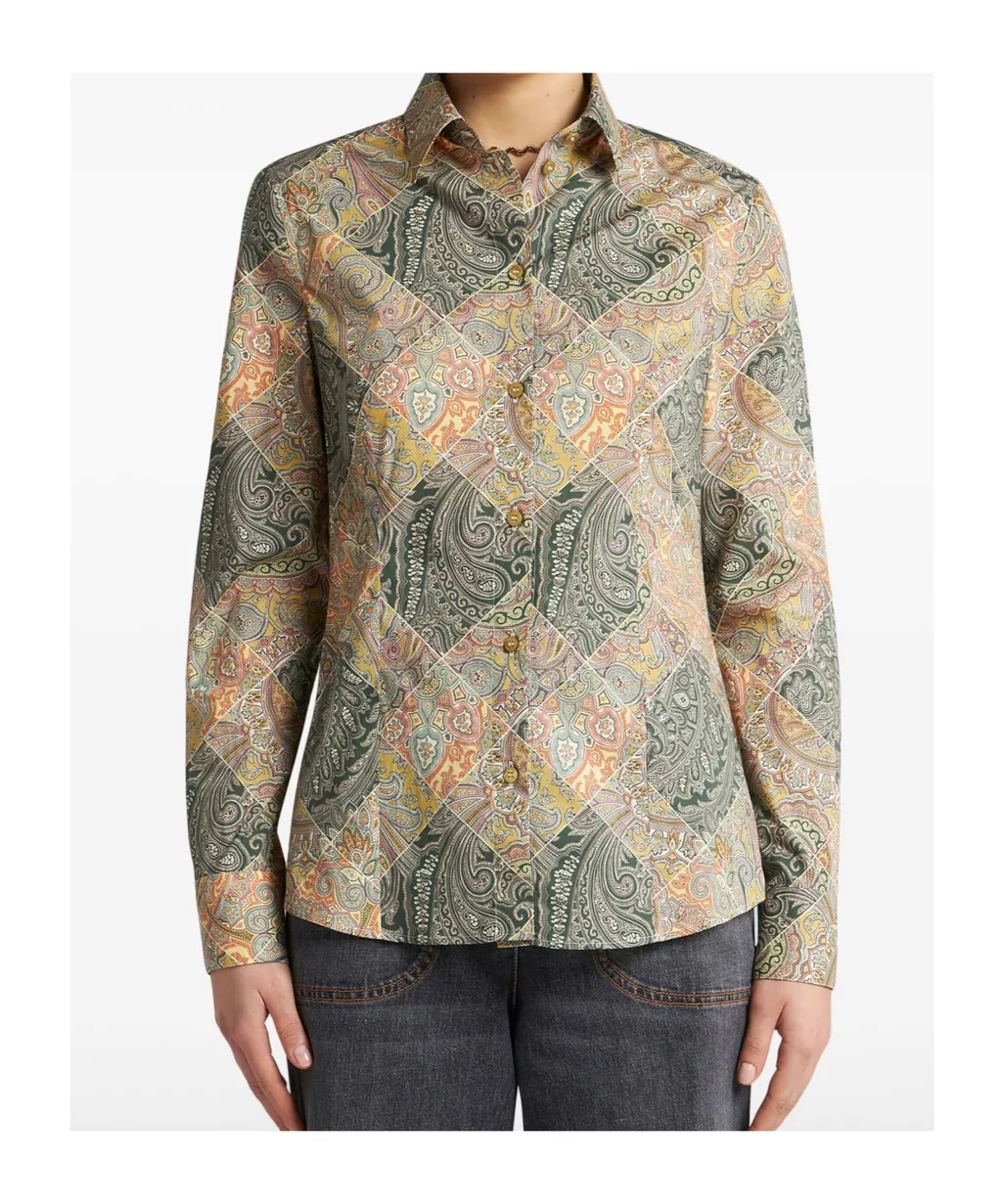 Printed Poplin Shirt