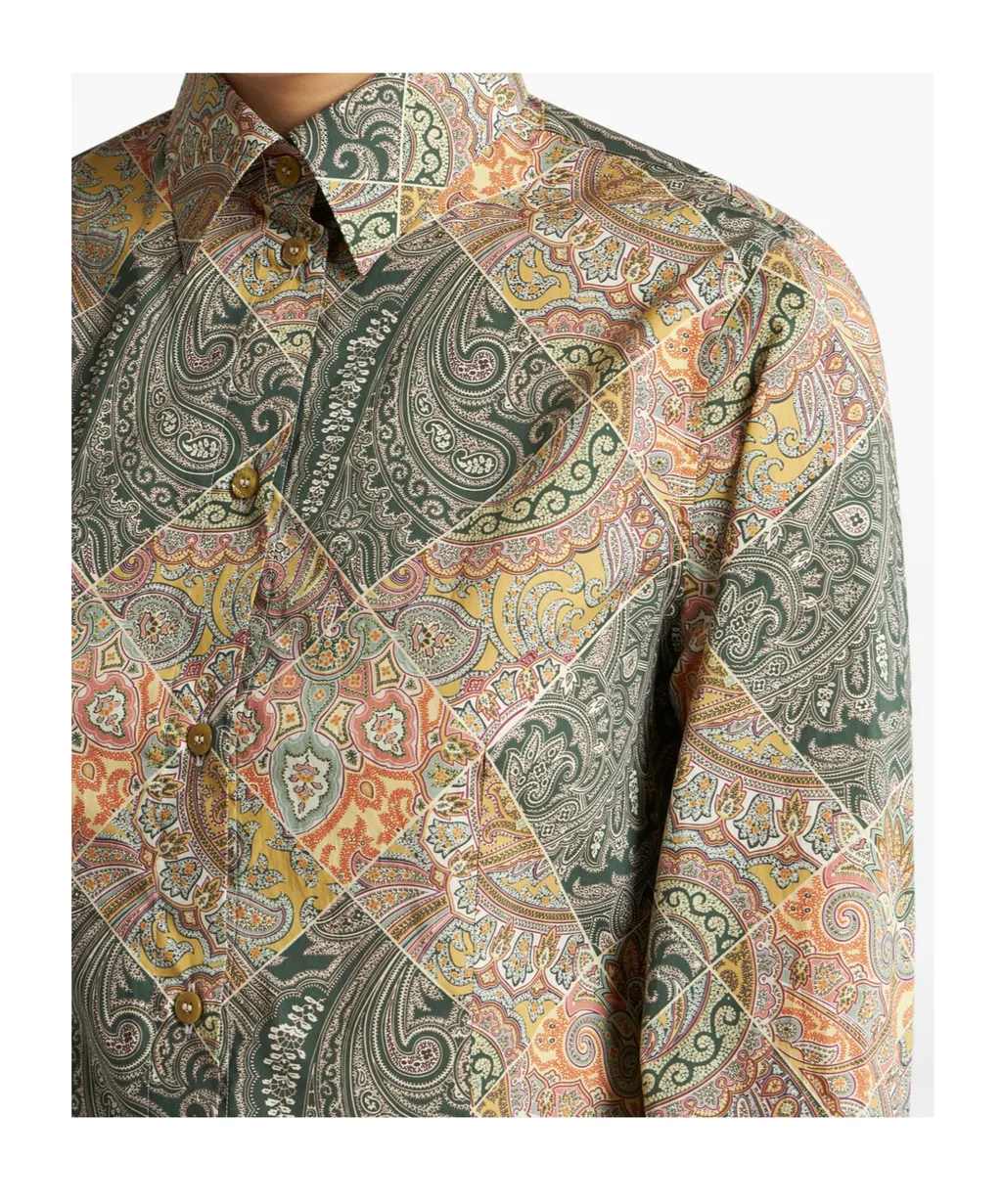 Printed Poplin Shirt