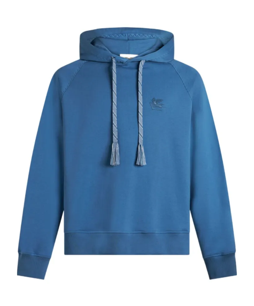 Pegaso Embroidered Long-Sleeved Hoodie