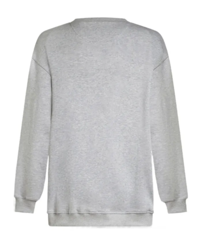 Logo Embroidered Crewneck Sweatshirt