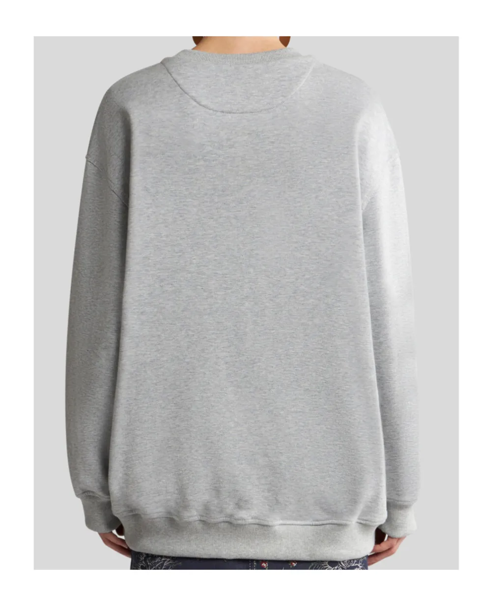 Logo Embroidered Crewneck Sweatshirt
