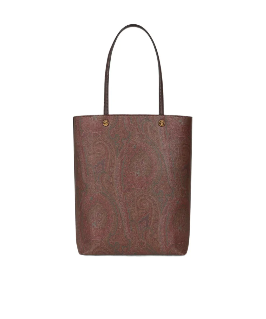 Paisley Tote Bag With Clutch