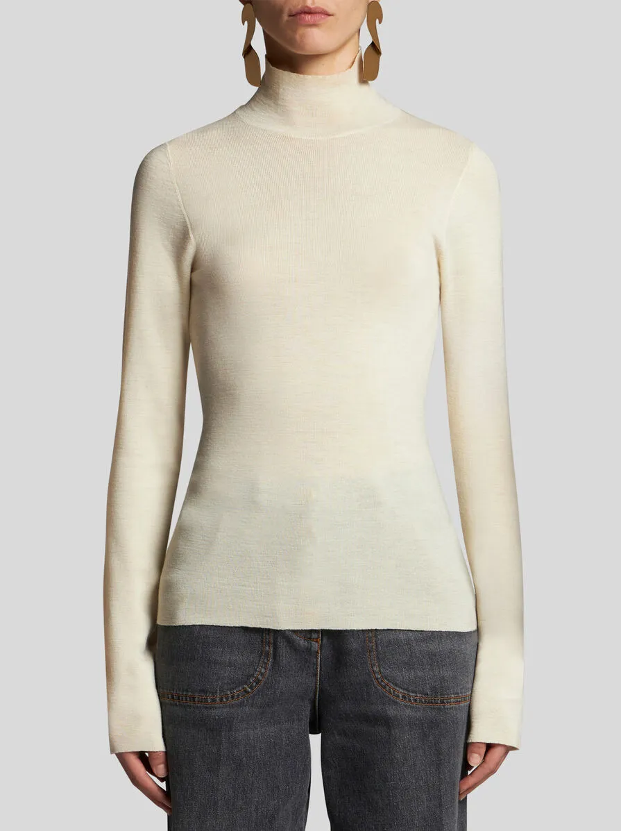 Wool Turtleneck Sweater