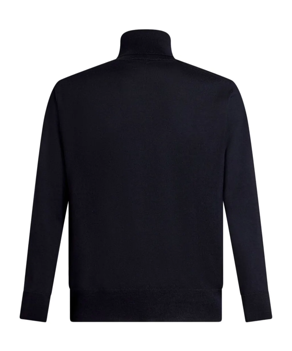 Pegaso Embroidered Turtleneck Jumper