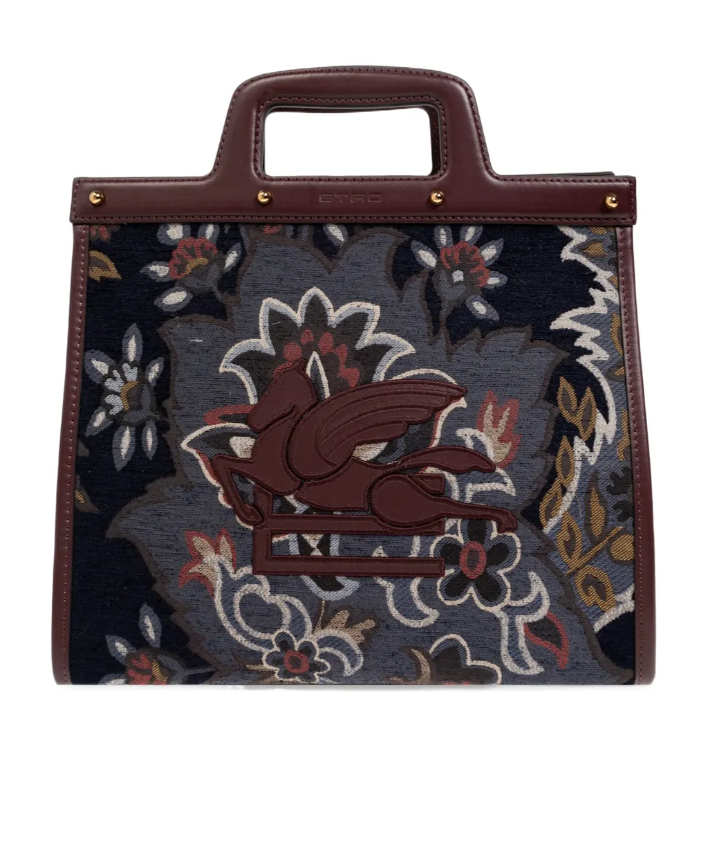Medium Jacquard Love Trotter Bag