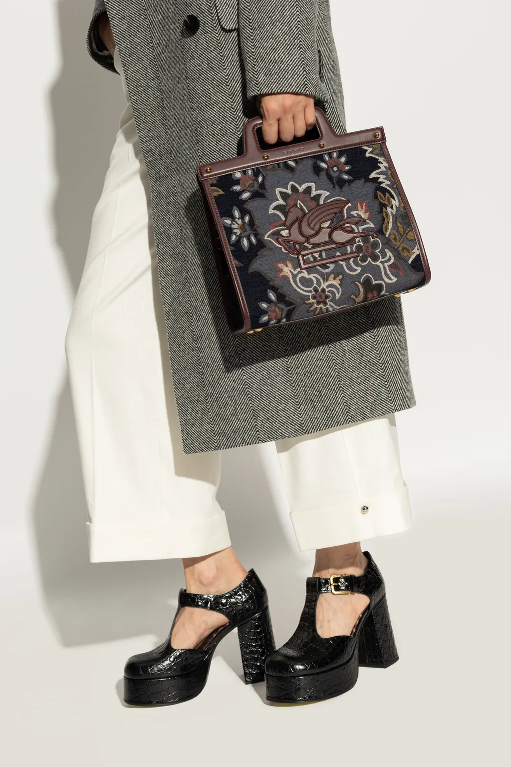 Medium Jacquard Love Trotter Bag