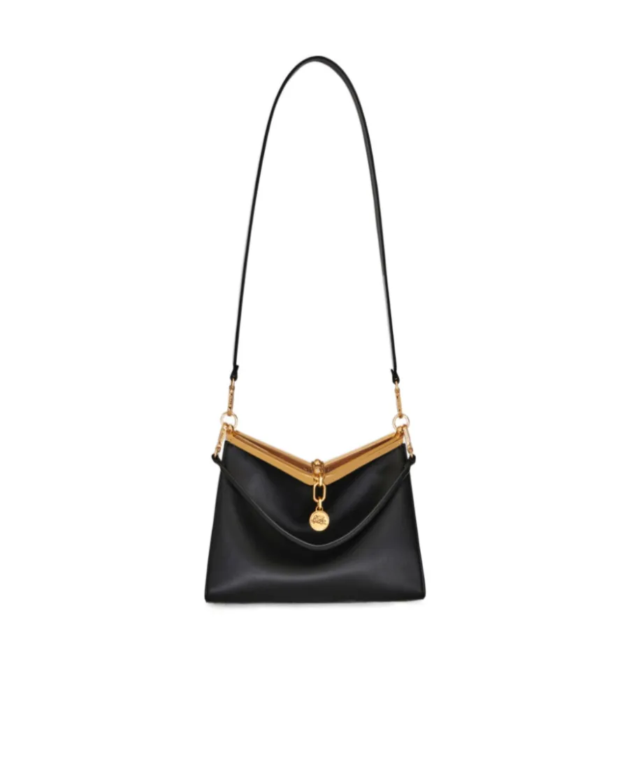 Log Charm Medium Vela Shoulder Bag
