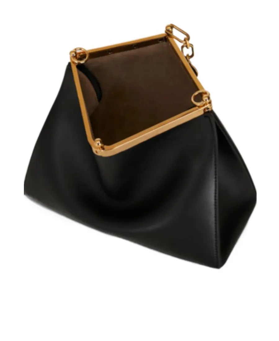 Log Charm Medium Vela Shoulder Bag