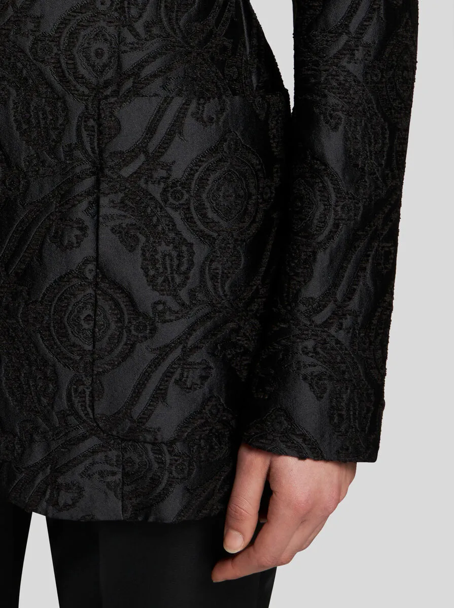 Silk Jacquard Blazer