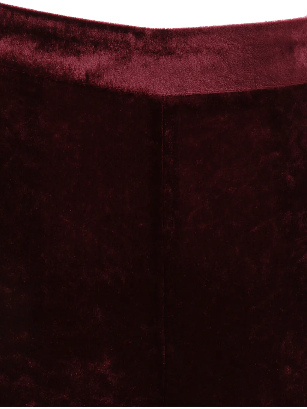 Wide-Leg Velvet Palazzo Trousers