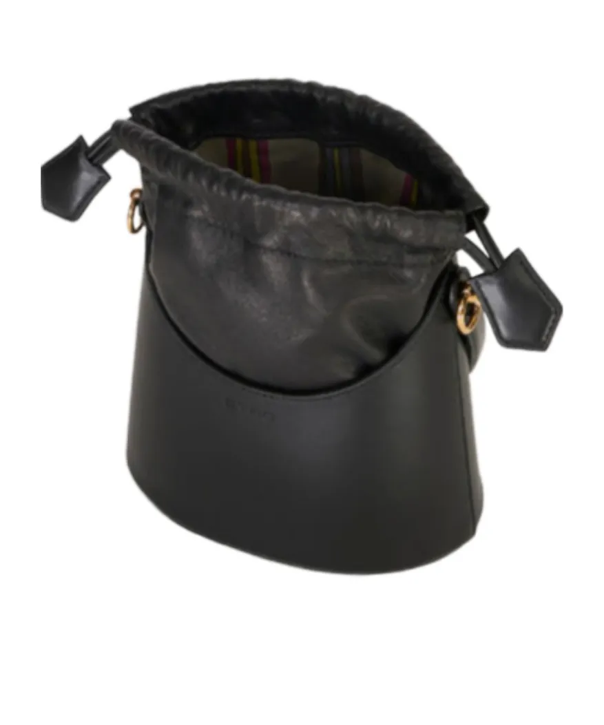 Drawstring Mini Bucket Bag