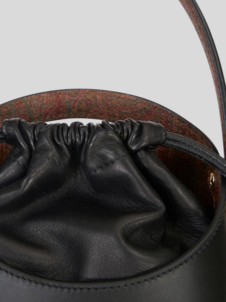 Drawstring Mini Bucket Bag