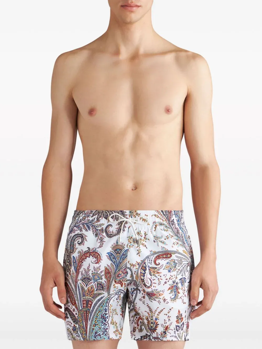 Paisley-Printed Swim Shorts
