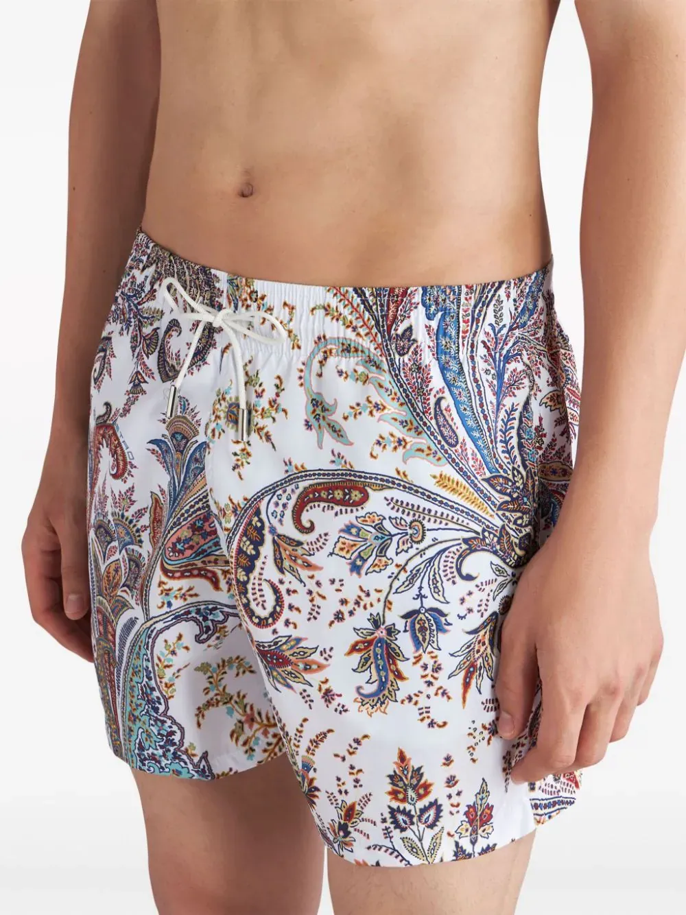 Paisley-Printed Swim Shorts
