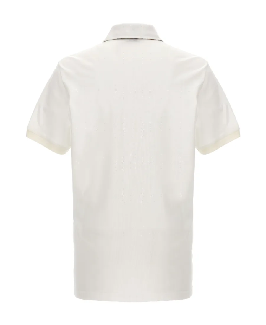 Logo Embroidered Short-Sleeved Polo Shirt