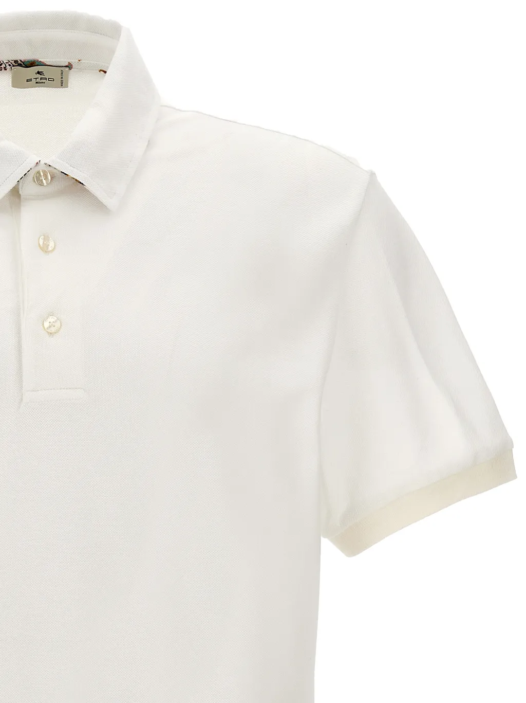 Logo Embroidered Short-Sleeved Polo Shirt